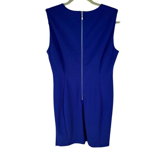 Marc New York Andrew Marc Royal Blue Sheath Dress Size 18 Petite (Tag Reads 14) - Picture 8 of 8